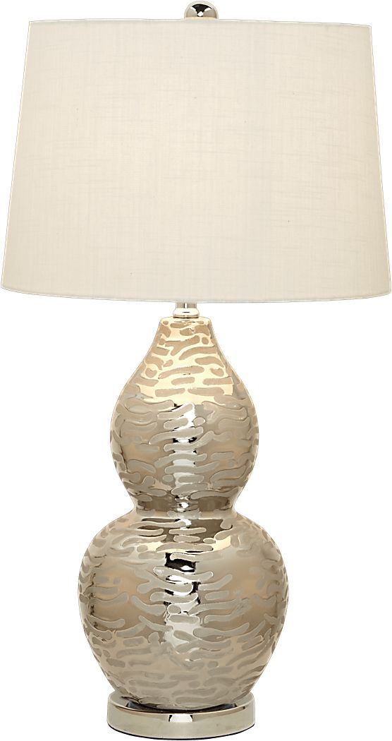 Rooms To Go Zoila Silver Lamp
